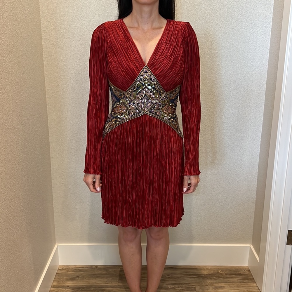 Mary McFadden dress sz6, silk